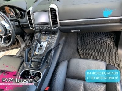 Коврики EVA 3D c бортами для Porsche Cayenne 2010 - 2017