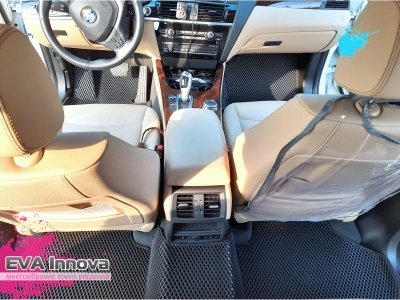 Коврики EVA 3D c бортами для BMW Х3 (F25) 2010 - 2017