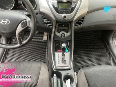 Коврики EVA 3D c бортами для Hyundai Elantra V J5/MD (Avante) 2010 - 2015