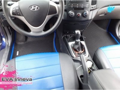 Коврики EVA 3D c бортами для Hyundai i30 I 2007 - 2011