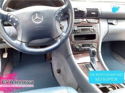 Коврики EVA 3D c бортами для Mercedes С-класс W203 2000 - 2007 