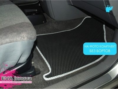 Коврики EVA 3D c бортами для Toyota Avensis Verso 2001- 2009 (7 мест)