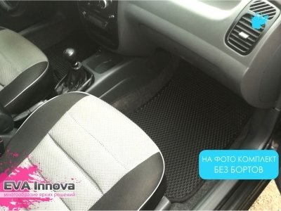 Коврики EVA 3D c бортами для Daewoo Lanos 1997 - 2009