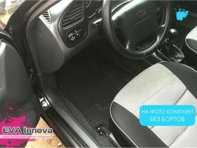 Коврики EVA 3D c бортами для Daewoo Lanos 1997 - 2009