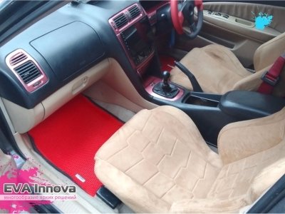 Коврики EVA 3D c бортами для Mitsubishi Galant VIII (правый руль) 1996 - 2006
