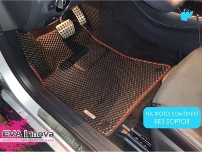 Коврики EVA 3D c бортами для Mercedes GLA-класс 2013 - наст. время