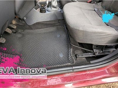 Коврики EVA 3D c бортами для Lada Largus (7 мест) 2013 - 2021